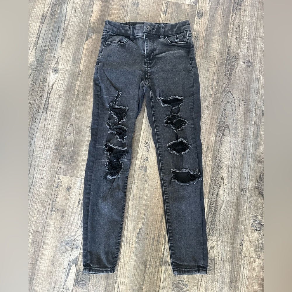 American Eagle Black Jeans Size 0S